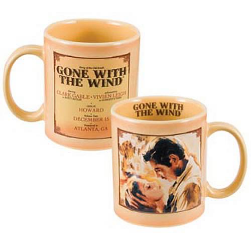 Gone with the Wind Movie Poster Sculpted Mug