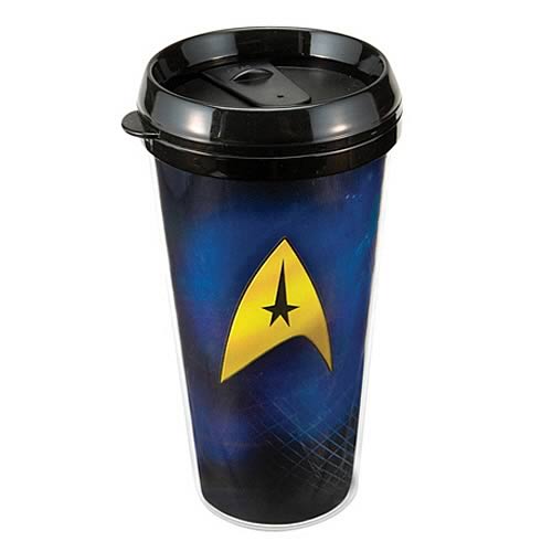 Star Trek Delta Shield Plastic Travel Mug
