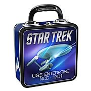 Star Trek USS Enterprise Square Tin Tote