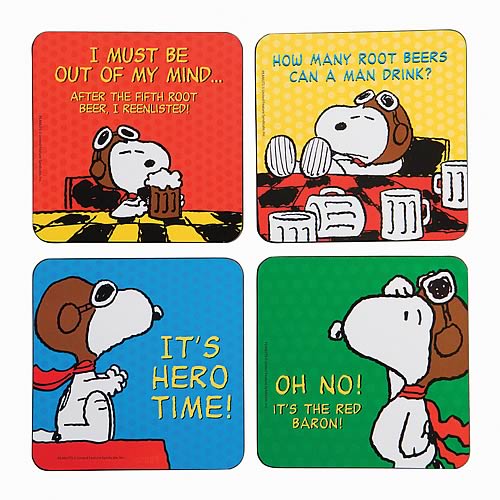 Peanuts Coaster 4-Pack