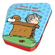 Peanuts Dangerous Mission Rectangular Mini Tin Box Picture