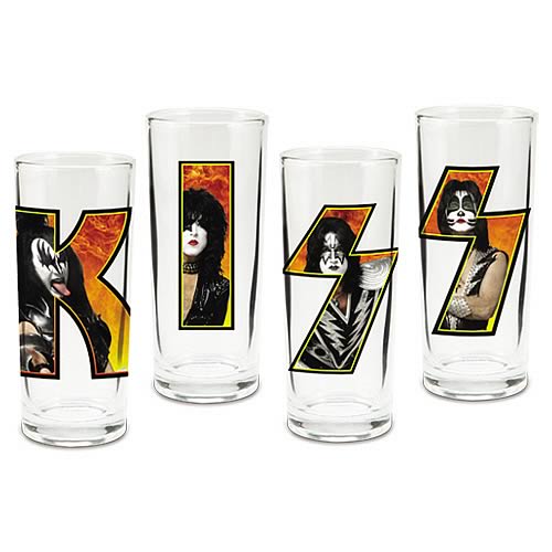 KISS Glasses 4-Pack