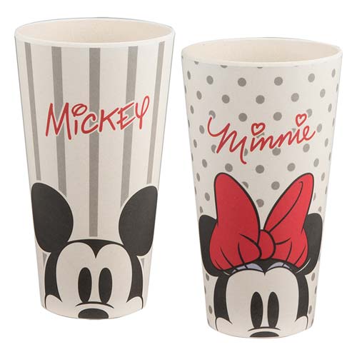 Mickey Mouse and Minnie Mouse 24 oz. Bamboo Tumbler 2-Pack
