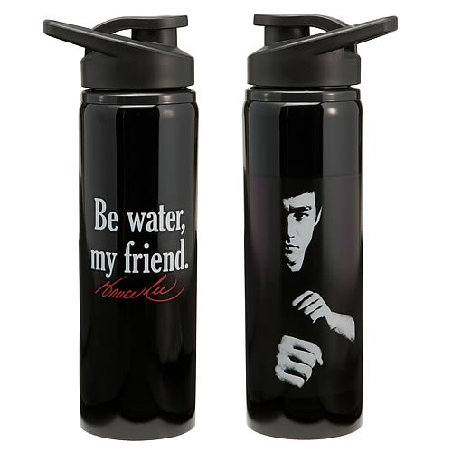 Bruce Lee Be Water My Friend Stainless Steel Water Bottle