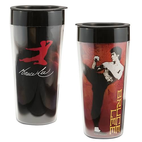 Bruce Lee Plastic Travel Mug