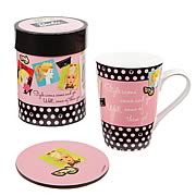 Barbie Mug and Coaster Gift Set