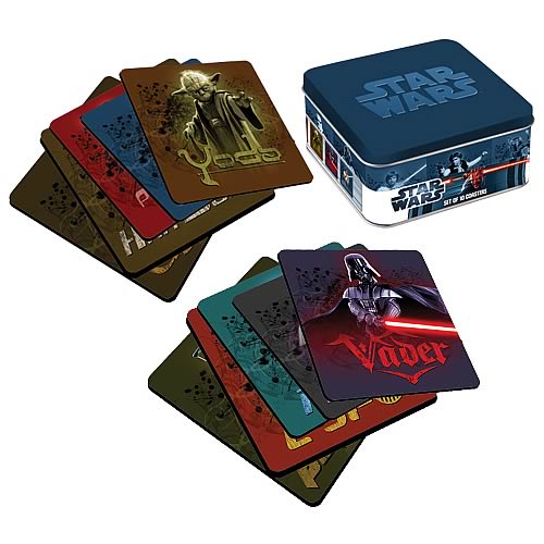 Star Wars Coasters with Tin Box