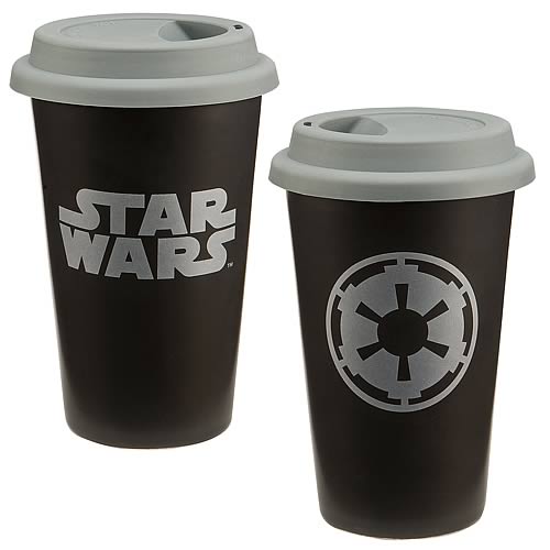 Star Wars Imperial Symbol Ceramic Travel Mug