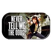 Star Wars Han Solo The Odds Magnetic Mini Tin Sign