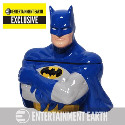 Batman Blue Suit Cookie Jar - Entertainment Earth Exclusive