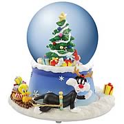 Sylvester & Tweety Holiday Musical Water Globe