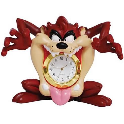 Looney Tunes Taz Mouth Mini Clock