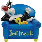 Sylvester and Tweety Best Friends Mini Statue