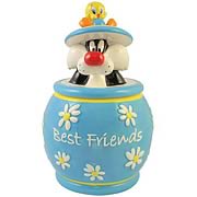 Sylvester and Tweety Best Friends Cookie Jar