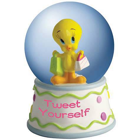 Looney Tunes Tweety Tweet Yourself Water Globe