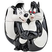 Looney Tunes Pepe Le Pew and Penelope Cookie Jar
