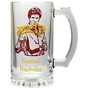 Cheers Sam Malone Eternal Bachelor Glass Stein