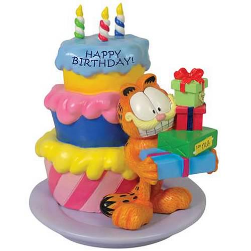 Garfield Happy Birthday Mini Statue
