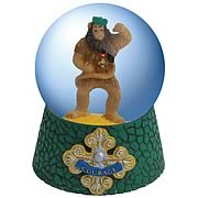 Wizard of Oz Cowardly Lion Courage Badge Water Globe