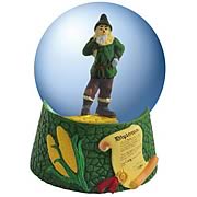Wizard of Oz Scarecrow Diploma Water Globe