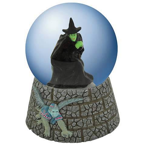Wizard of Oz Wicked Witch of West Flying Monkey Water Globe