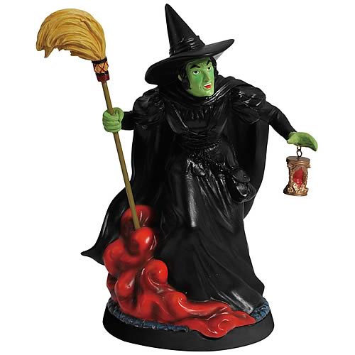 Wizard of Oz Wicked Witch Hourglass Statue