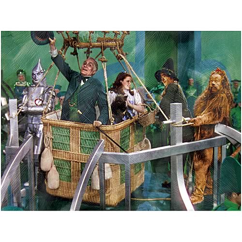 Wizard of Oz Ballooning Home Canvas Print