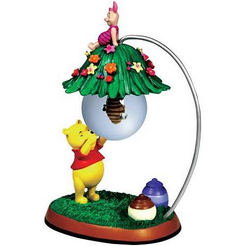 Winnie the Pooh Beehive Pooh and Piglet Mini Water Globe