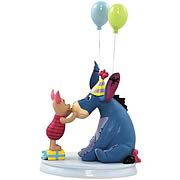 Winnie the Pooh Birthday Eeyore and Piglet Statue