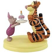 Winnie the Pooh Cupcake Tigger and Piglet Mini Statue