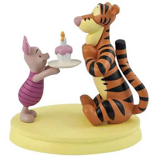 Winnie the Pooh Cupcake Tigger and Piglet Mini Statue