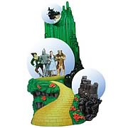 Wizard of Oz Emerald City Triple Water Globe