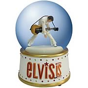 Elvis Presley White Suit Water Globe
