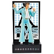 Elvis Presley Blue Suit Lighted Statue