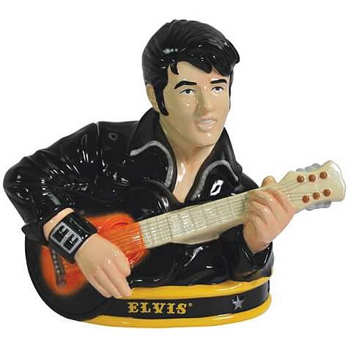 Elvis Presley with Guitar Cookie Jar