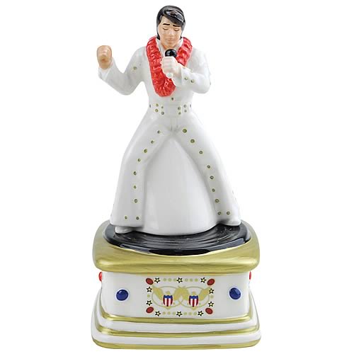 Elvis Presley White Suit Record Player Salt & Pepper Shakers