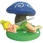 sleeping tinkerbell figure