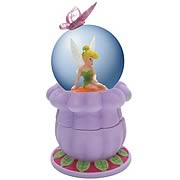 Disney Fairies Tinker Bell Water Globe Trinket Box