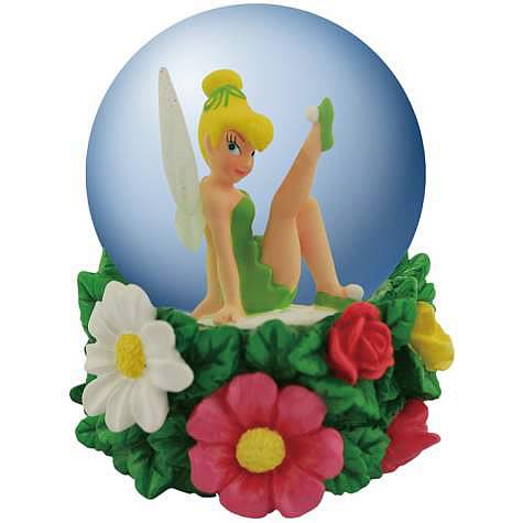 Tinker Bell Flower Garden Water Globe
