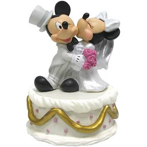 Disney Mickey and Minnie Mouse Wedding Mini Statue