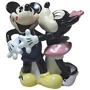 Mickey and Minnie Mouse Retro Salt and Pepper Shaker Set