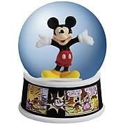 Mickey Mouse Comic Strip Water Globe