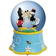 Disney Mickey & Minnie Mouse Bee My Honey Bee Water Globe