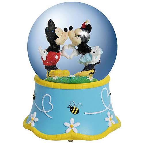 Disney Mickey & Minnie Mouse Bee My Honey Bee Water Globe