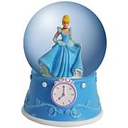 Cinderella Clock Water Globe