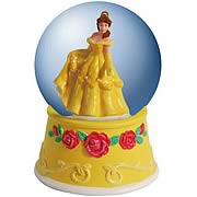 Beauty and the Beast Belle Rose Water Globe