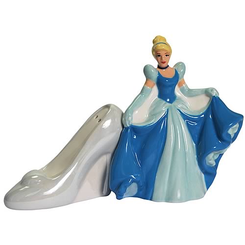 Cinderella and Glass Slipper Salt and Pepper Shakers