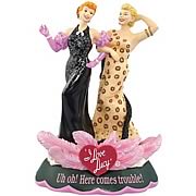 I Love Lucy Here Comes Trouble Mini Statue Sculpture