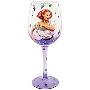 I Love Lucy Grape Stomping Lucy Wine Glass