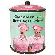 I Love Lucy Chocolate Factory Cookie Jar